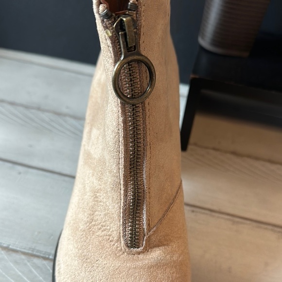 Women's Tan Ankle Boots - Picture 4 of 7